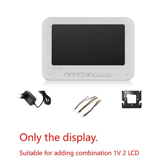 AnjieloSmart New Wired Video Doorbell with 7 Inch Camera Doorphone for Villa Home Security(V70M-M4)