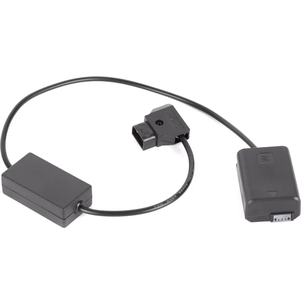 Anton Bauer P-Tap to Sony 7.4V regulated Dummy NP-FW50 battery