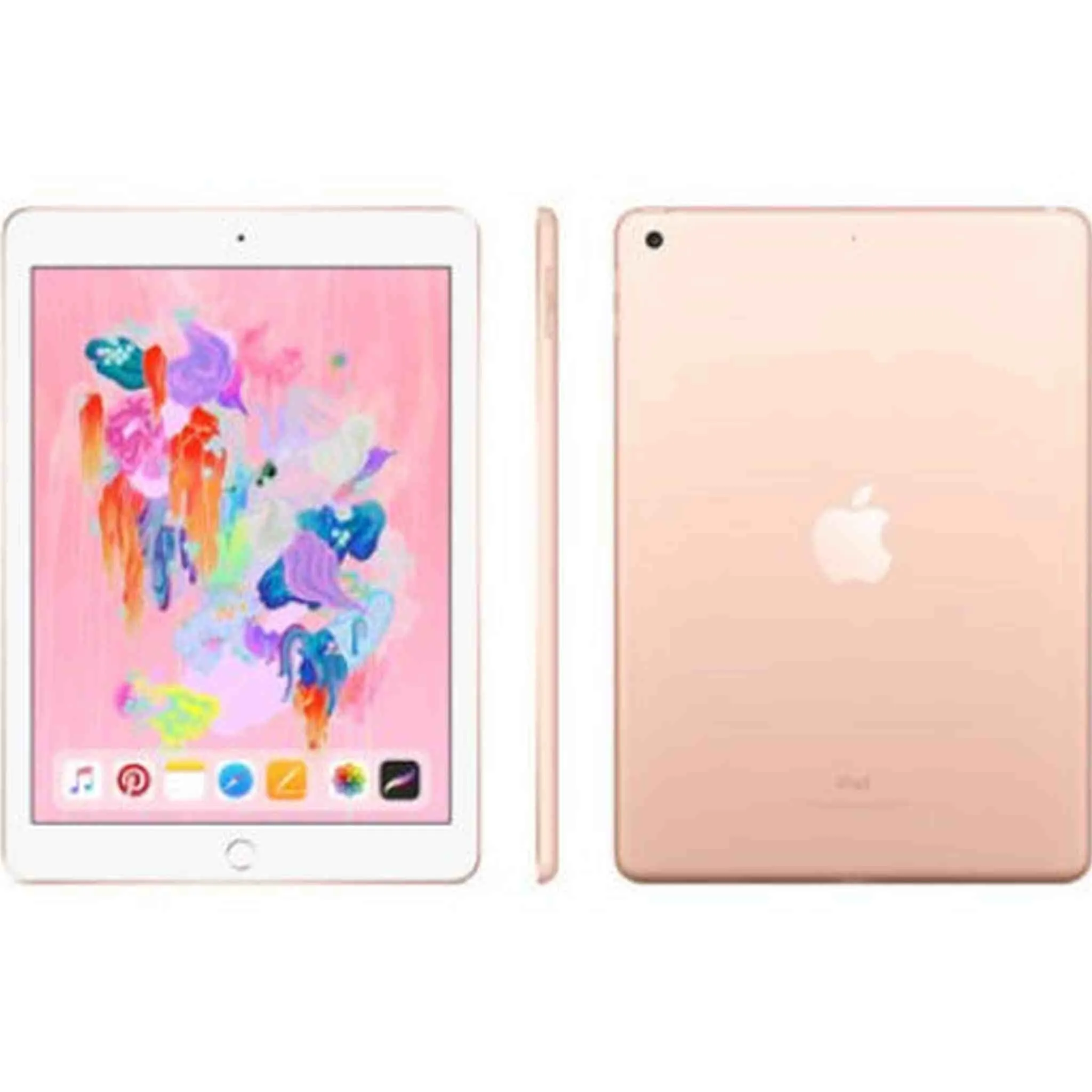 Apple 9.7" iPad (Early 2018, 128GB, Wi-Fi   4G LTE, Gold)