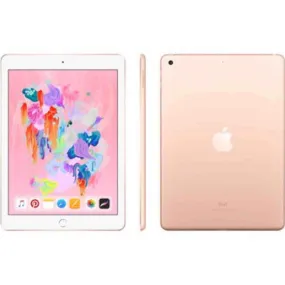Apple 9.7" iPad (Early 2018, 128GB, Wi-Fi   4G LTE, Gold)