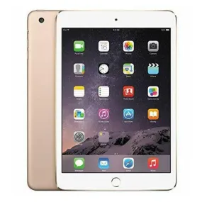 Apple iPad Mini 3 7.9" Retina Display cellular 64GB Tablet - Gold