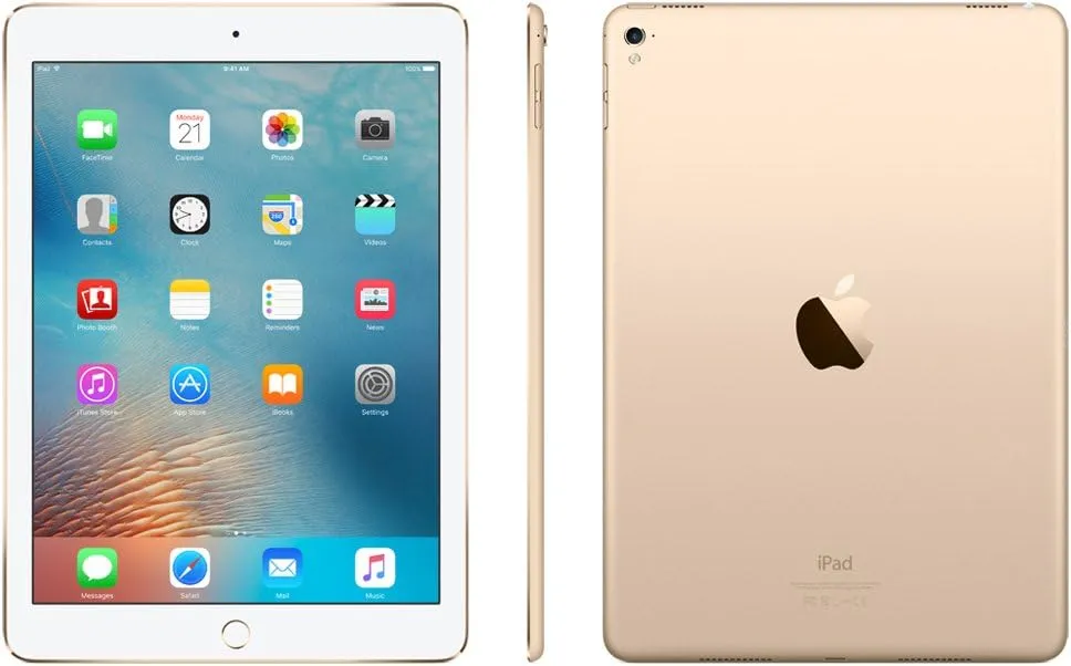 Apple iPad Pro, 9.7" 1st Gen, 128GB, Unlocked, Gold