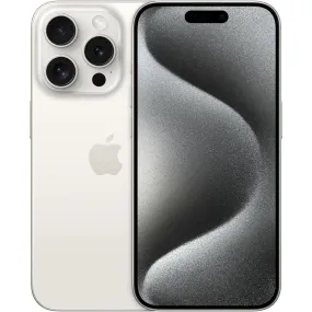 Apple iPhone 15 Pro 5G, 256GB, White Titanium, Unlocked