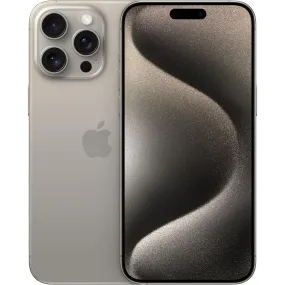 Apple iPhone 15 Pro Max 5G, 512GB, Natural Titanium, Unlocked