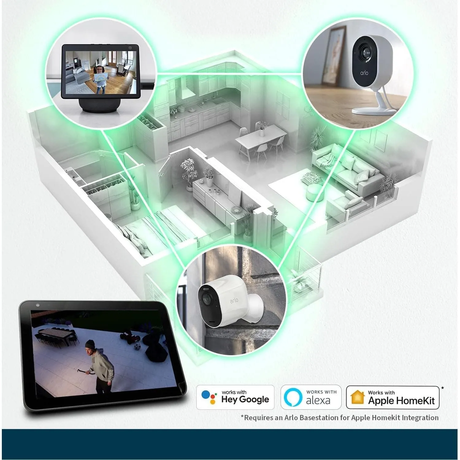 Arlo Ultra 2 4K UHD Wireless Outdoor Security Camera System – 4 Cam Kit, 6-Month Battery, Night Vision, Weatherproof