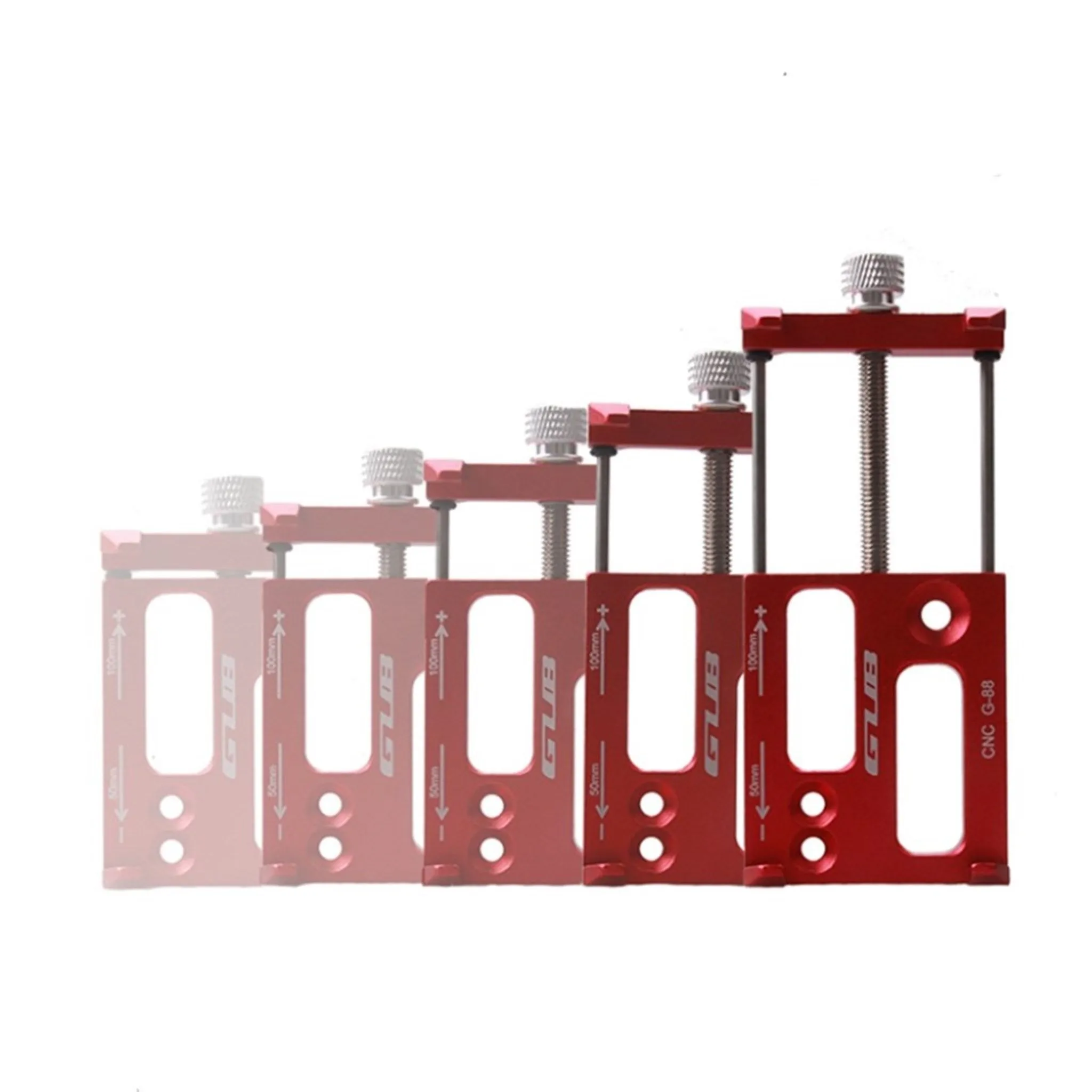 AT758 GUB-88 Universal aluminum bike handlebar mount - Red