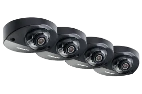 Audio HD IP 2K Dome Security Camera, 150ft night vision, wide angle lens (4-pack)