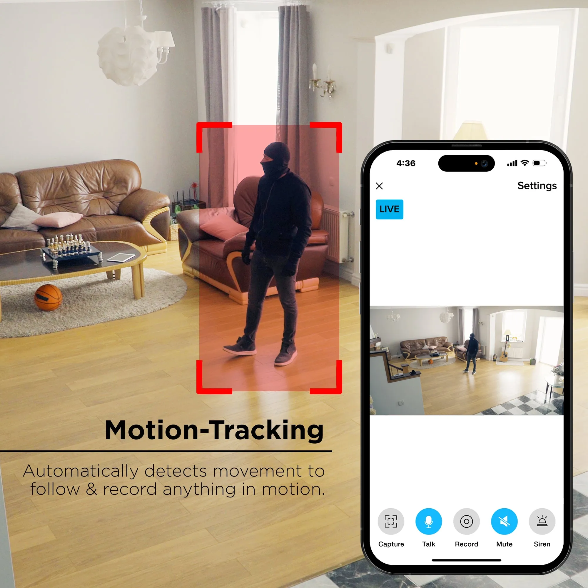 Auto-Tracking Indoor Cam (Plug-in)
