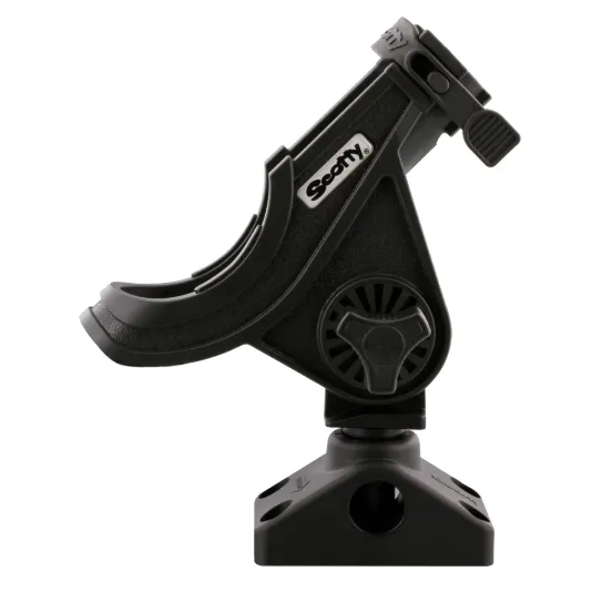 Baitcaster/Spinning Rod Holder - Black - With T Bolt Bracket