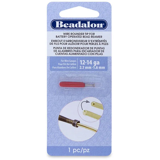 Beadalon Wire Rounder Tip, For Use With Battery Operated Bead Reamer 12-14 Gauge (1 Pieces)