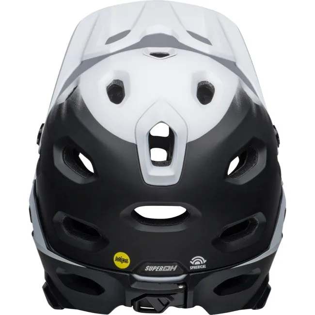 Bell Super DH Spherical Full Face Helmet - Matt Black-White