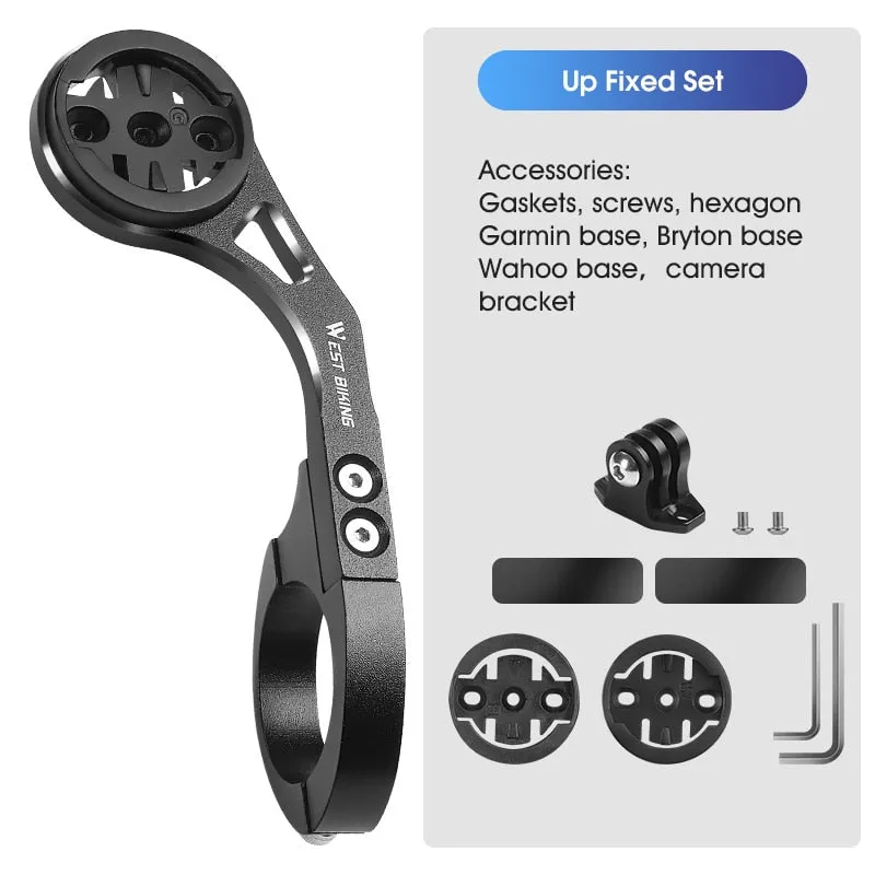 Bicycle Computer Holder Camera FlashLight Stander GPS Bike Mount for iGPSPORT Garmin Bryton Wahoo Gopro XOSS