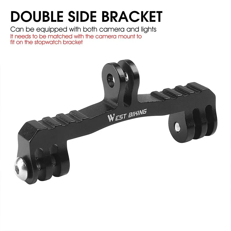 Bicycle Computer Holder Camera FlashLight Stander GPS Bike Mount for iGPSPORT Garmin Bryton Wahoo Gopro XOSS