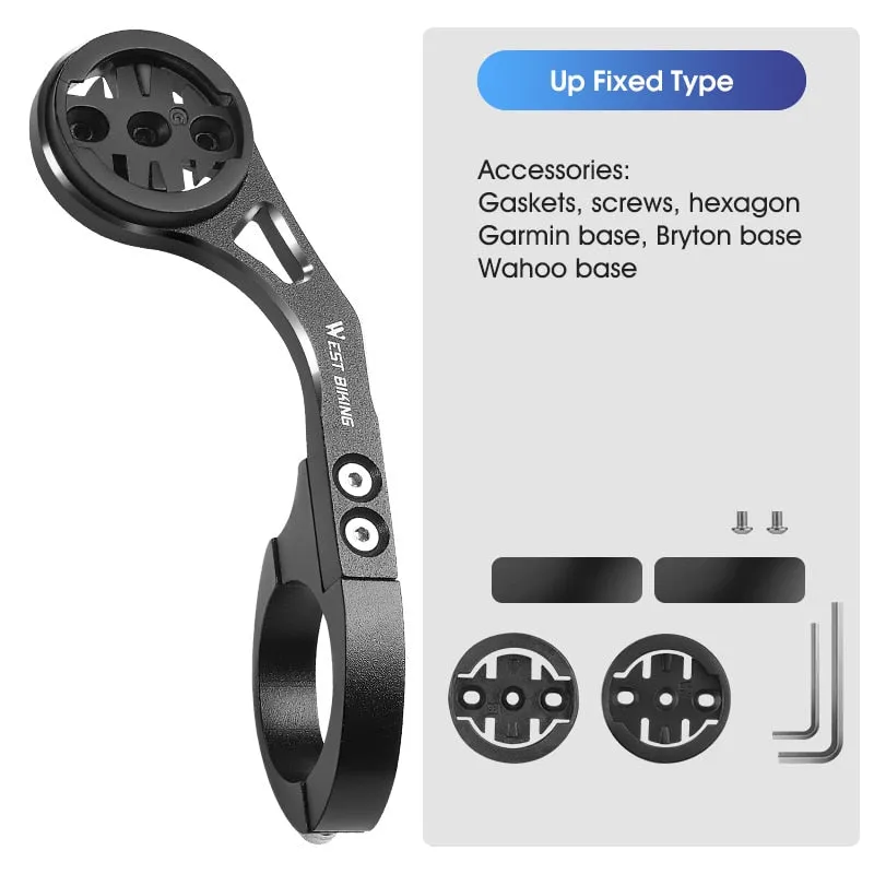 Bicycle Computer Holder Camera FlashLight Stander GPS Bike Mount for iGPSPORT Garmin Bryton Wahoo Gopro XOSS