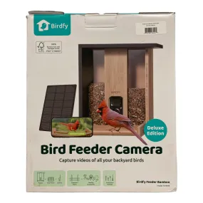 Birdfy Eco-Friendly Bird Feeder with Camera & Solar Power Panel