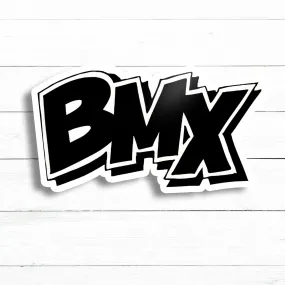 BMX Logo Sticker | Waterproof Vinyl Decal | 3in
