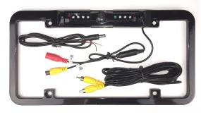 BOYO VTL300IRTJ - Full-Frame License Plate Backup Camera with Night Vision and Active Parking Lines (Black)