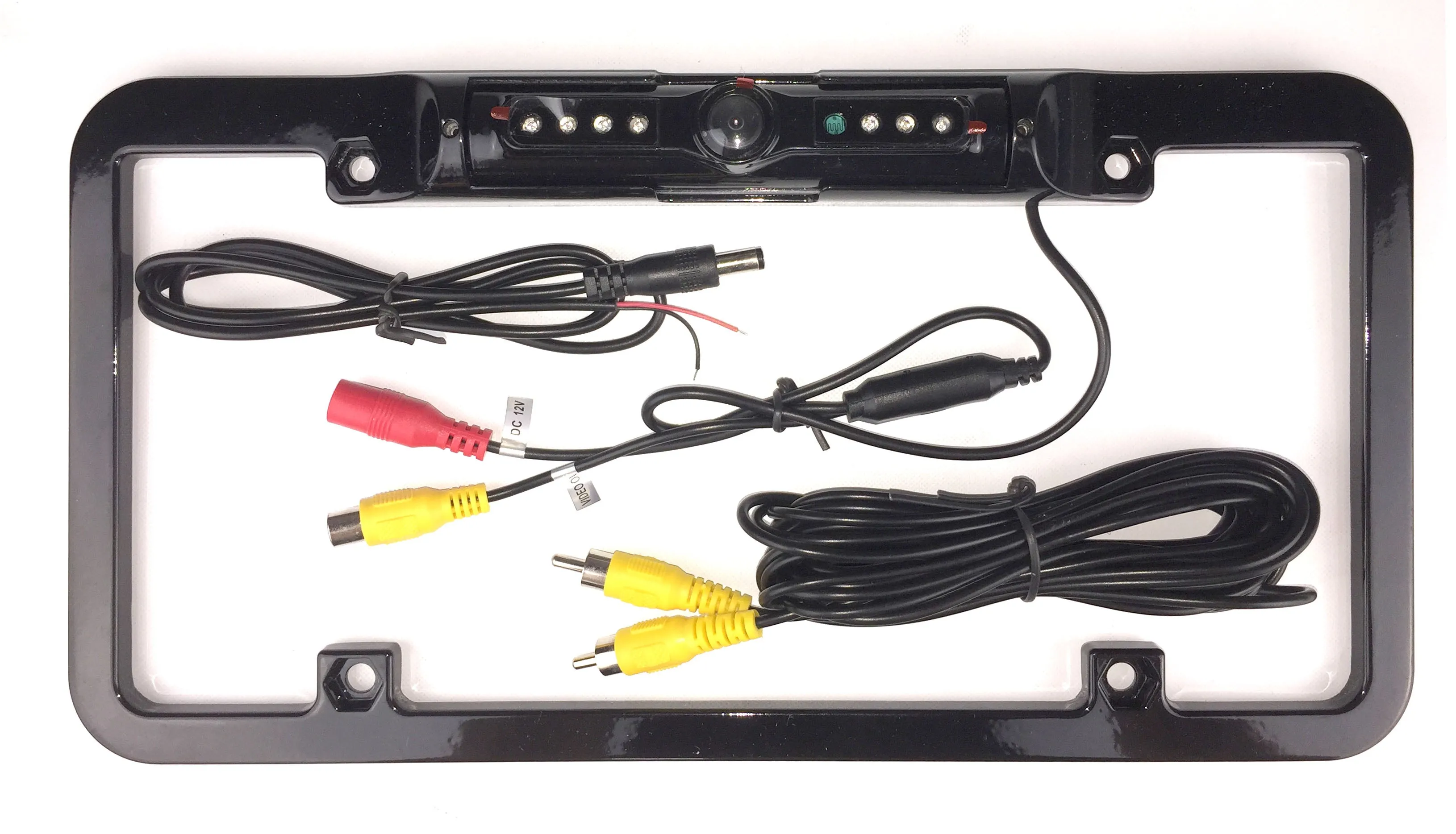 BOYO VTL300IRTJ - Full-Frame License Plate Backup Camera with Night Vision and Active Parking Lines (Black)