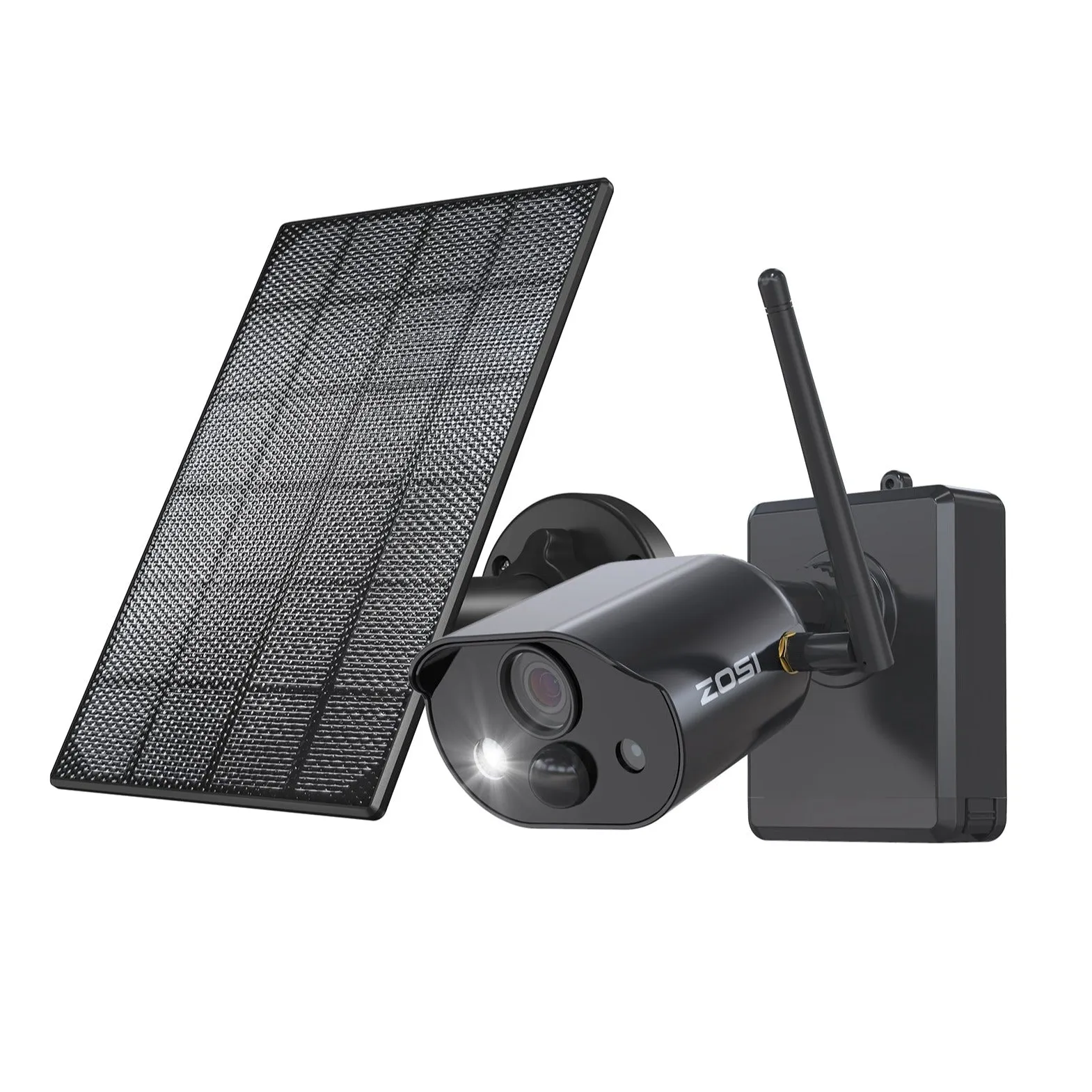 C306 Pro 3MP Battery Spotlight Camera   Solar Panel