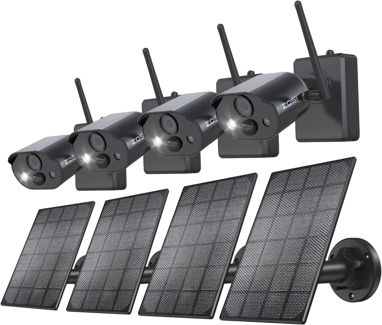 C306 Pro 3MP Battery Spotlight Camera   Solar Panel