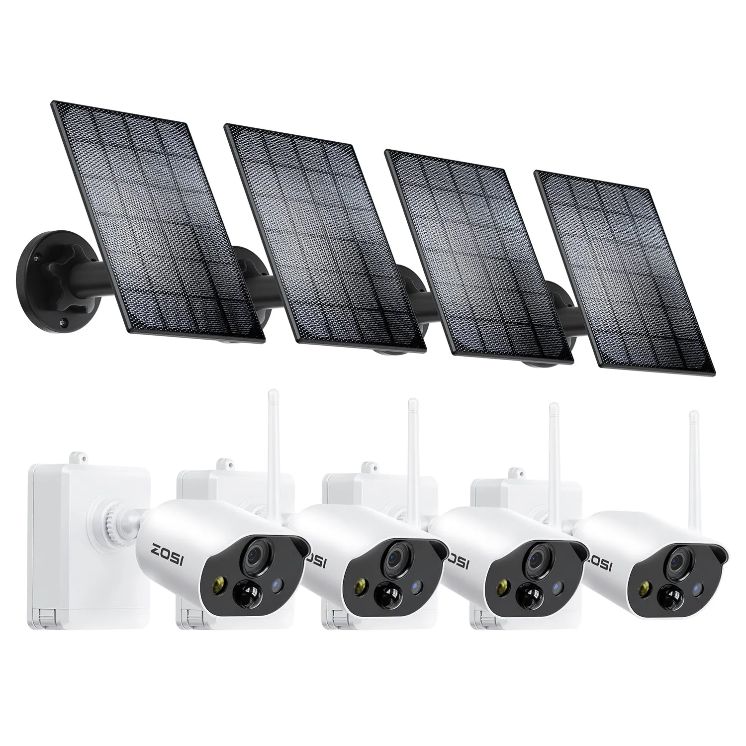 C306 Pro 3MP Battery Spotlight Camera   Solar Panel