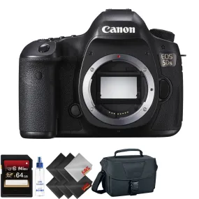 Canon EOS 5DS DSLR Camera (Body Only)   64GB Memory Card   1 Year Warranty Ultimate Bundle