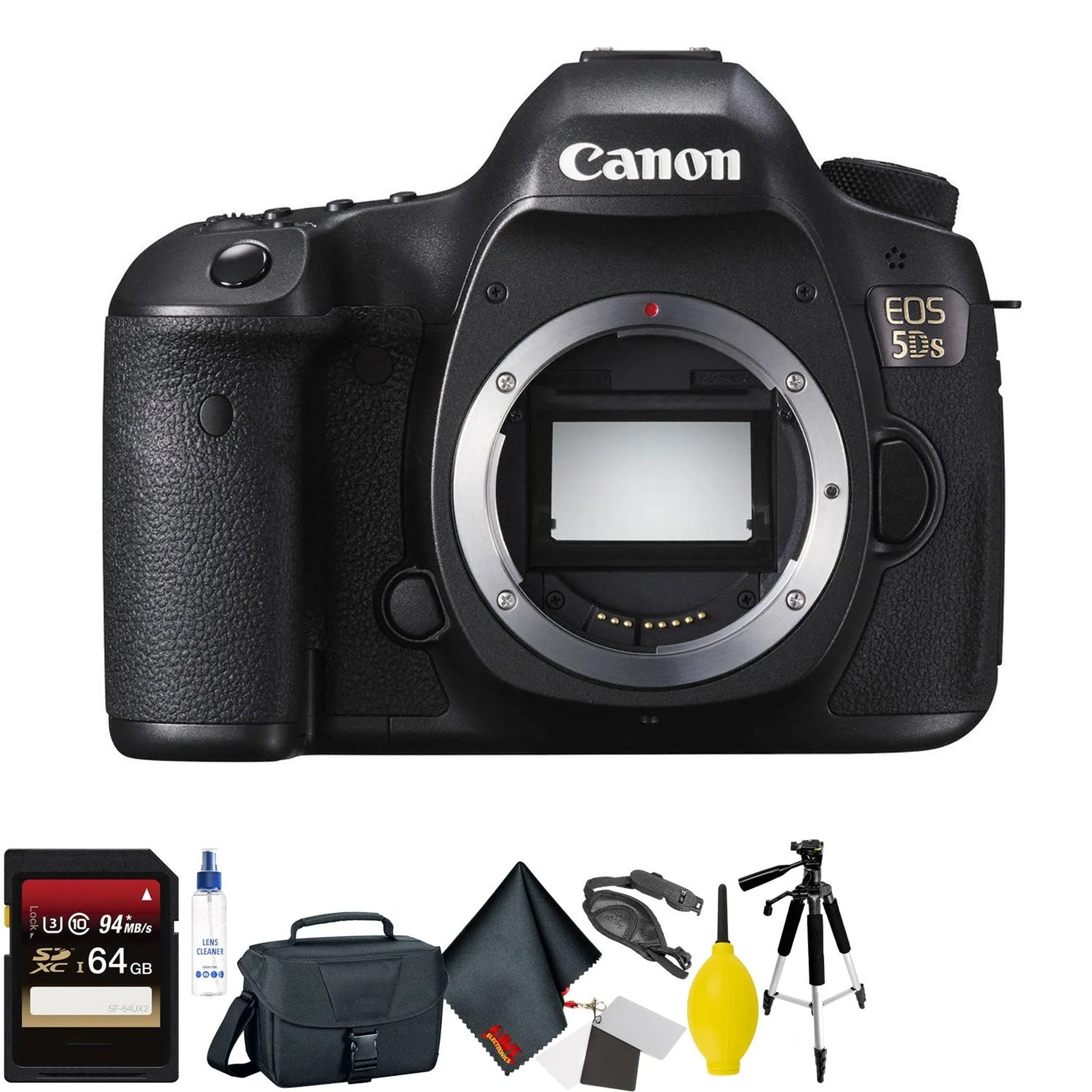 Canon EOS 5DS DSLR Camera Body Only   64GB Memory Card Bundle068