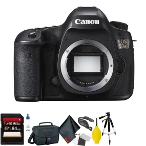 Canon EOS 5DS DSLR Camera Body Only   64GB Memory Card Bundle068