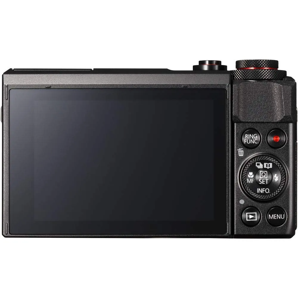 Canon PowerShot G7 X Mark II Point and Shoot Digital Camera   Extra Battery   Digital Flash   Camera Case   128GB Card Advanced Bundle