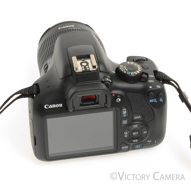 Canon Rebel T6 Digital SLR Camera Body 18mp w/ 18-55mm Lens -Clean-