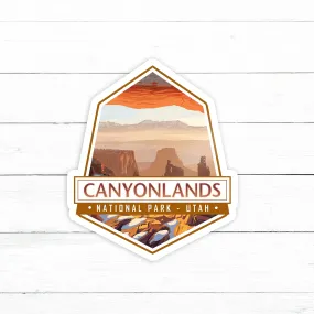Canyonlands National Park Sticker | Waterproof Vinyl Decal | 3in