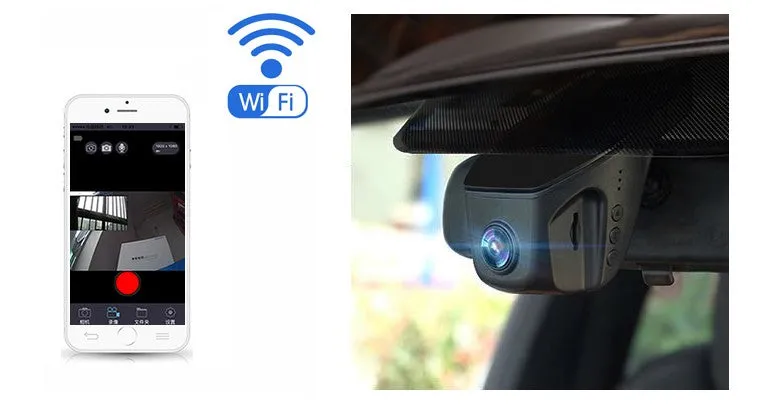 Car DVR Camera Video Recorder WiFi APP Night Vision Dash Cam