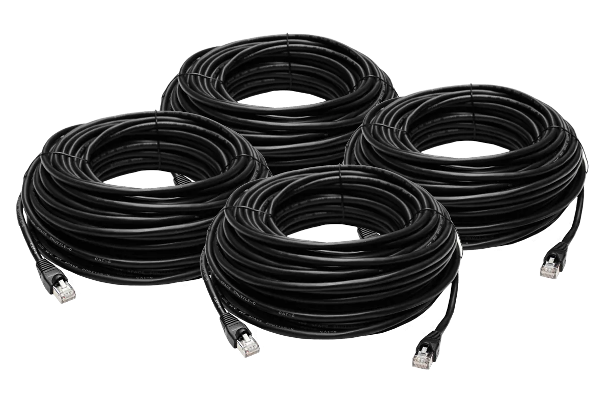 CAT6 Outdoor Extension Cable, Weather Shielded, cUL CMR Riser Rated, UV Treated, Direct Burial Underground