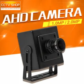 CCTV AHD Camera Security Lens Metal Housing Indoor Use Black
