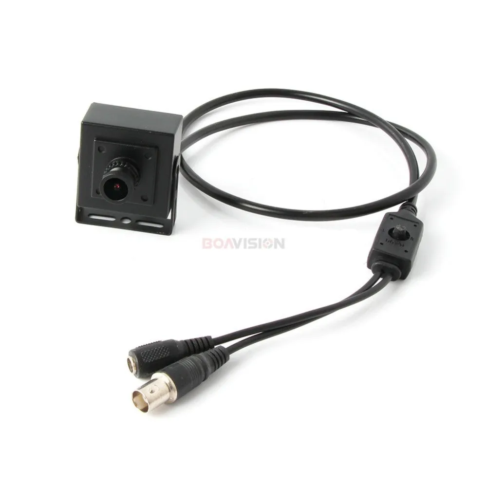 CCTV AHD Camera Security Lens Metal Housing Indoor Use Black