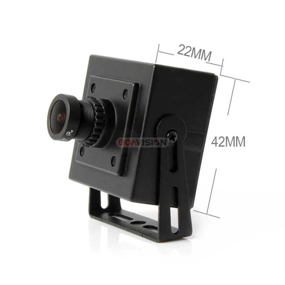 CCTV AHD Camera Security Lens Metal Housing Indoor Use Black
