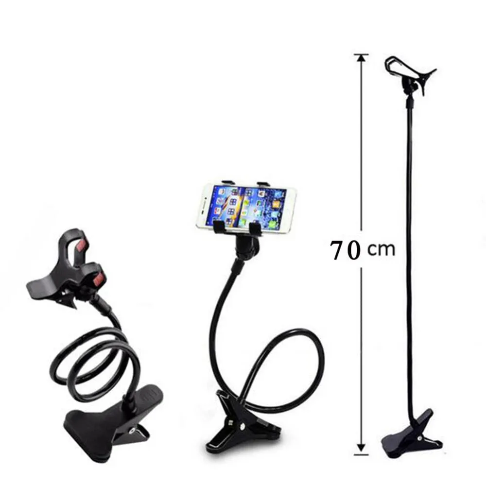 Cell Phone holder Flexible Long Arm lazy Phone Holder Clamp