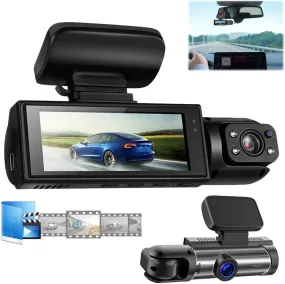 classic Sherum Dash Cam, Shirem Autopulsex Dash Camera for Cars, Dashcam Front and Rear Camera, 1080p Night Vision Car Driving Recorder, 24h Parking Mode, Car Accessories (WiFi DashCam 32G Memory Card)