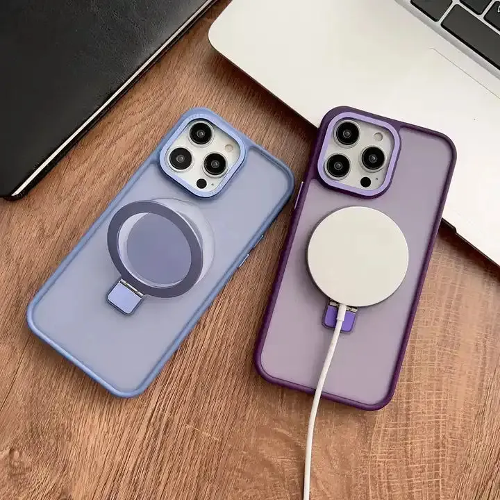 Clear Magnetic Case With Stand