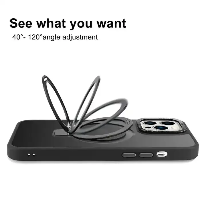 Clear Magnetic Case With Stand
