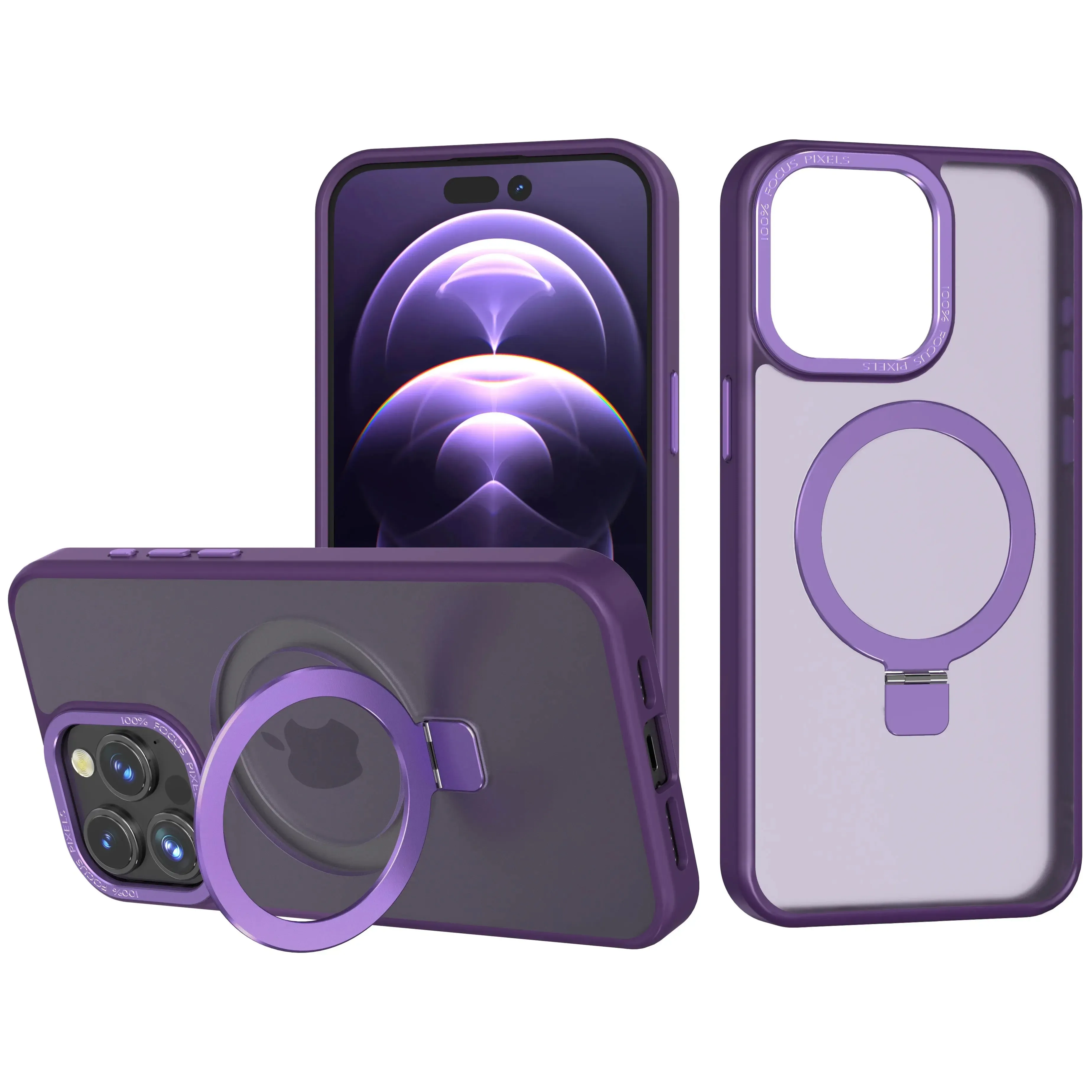 Clear Magnetic Case With Stand