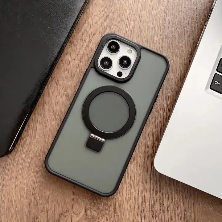 Clear Magnetic Case With Stand