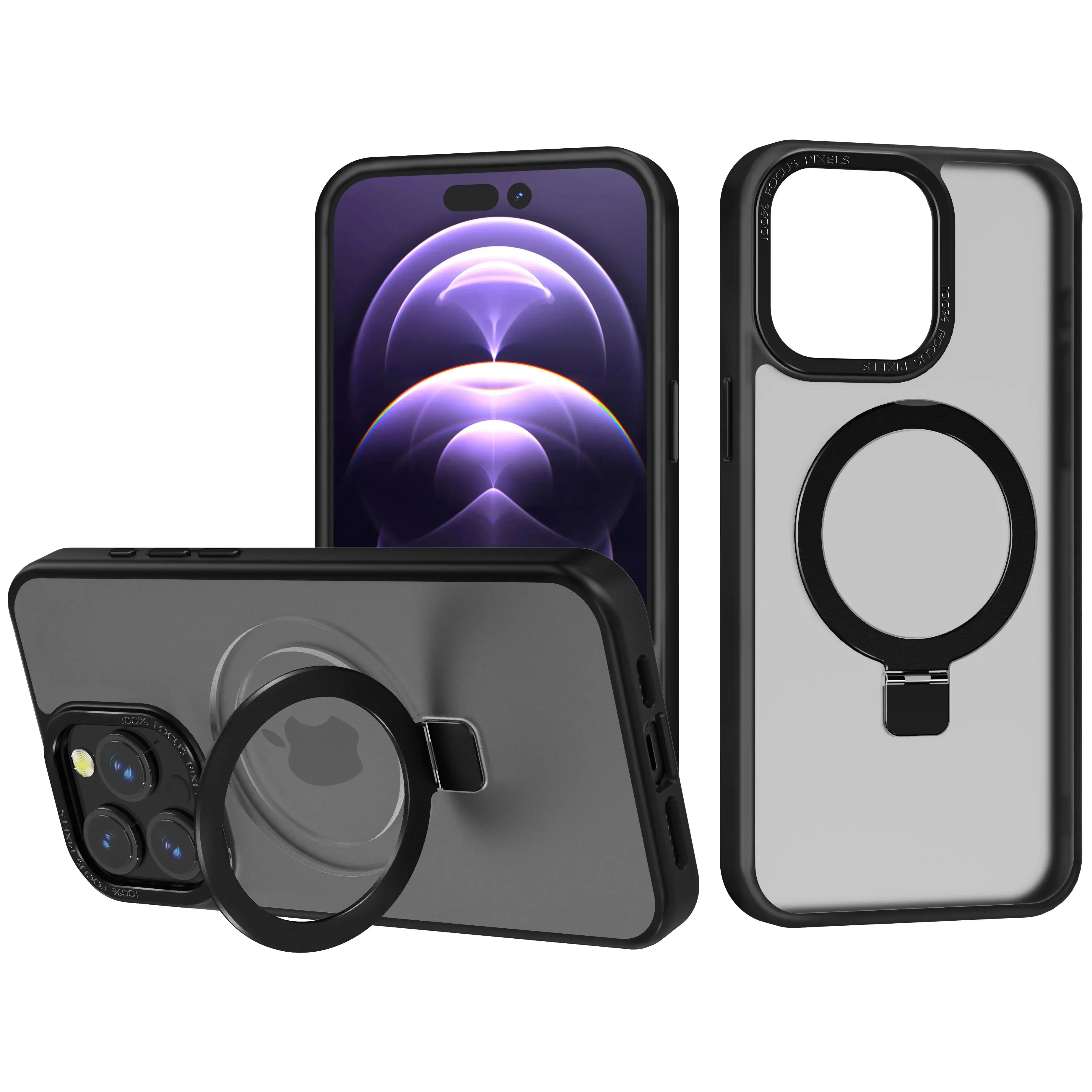 Clear Magnetic Case With Stand