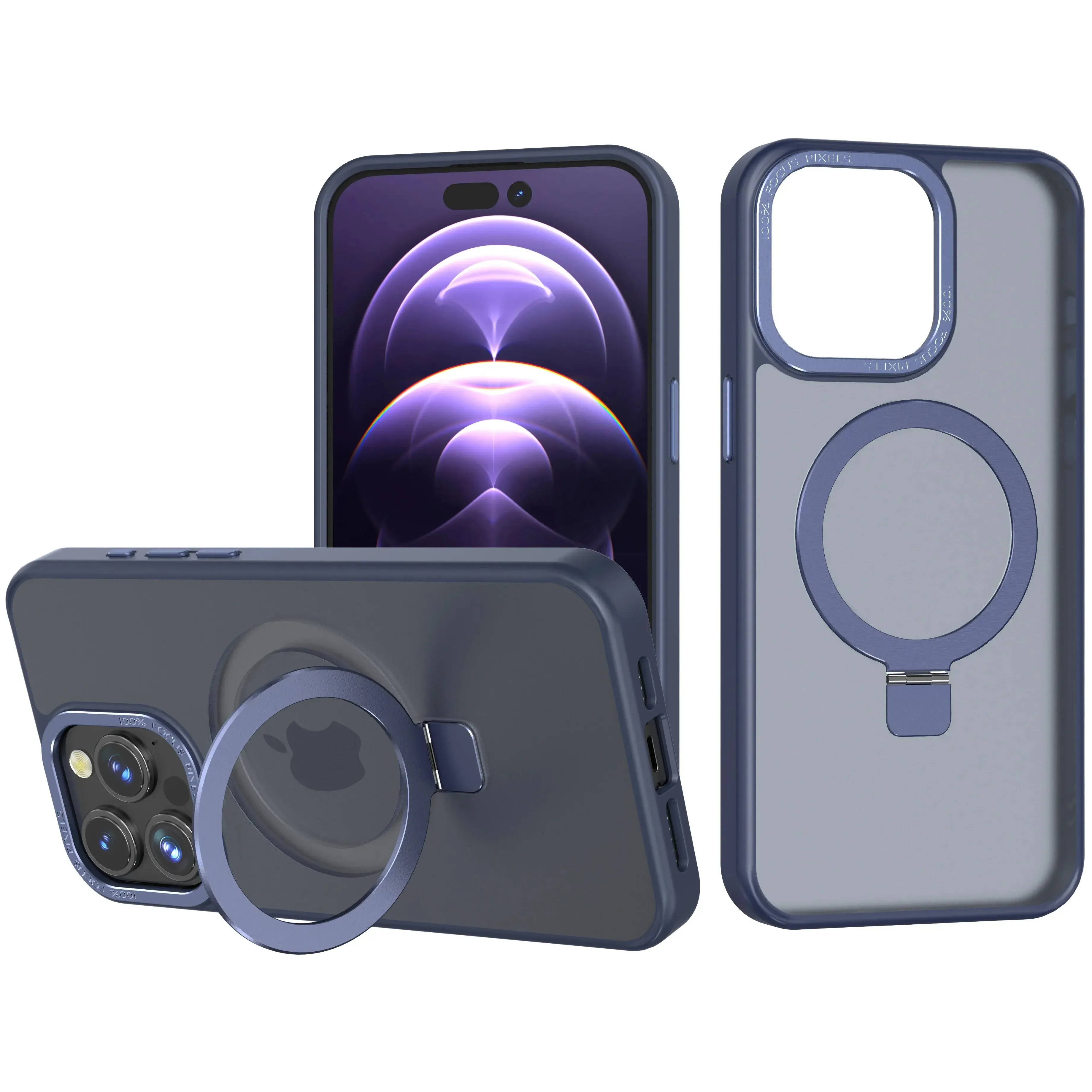 Clear Magnetic Case With Stand