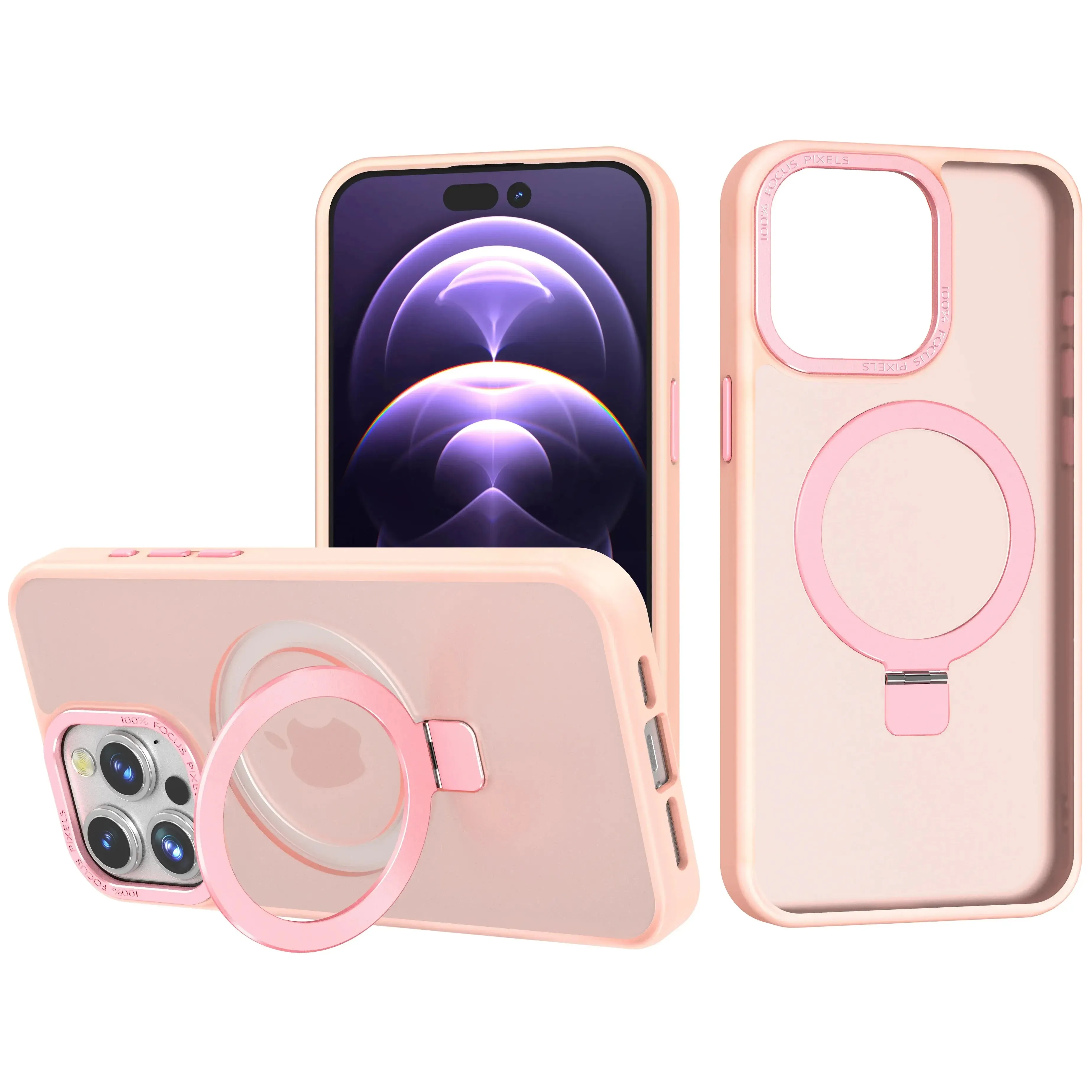 Clear Magnetic Case With Stand