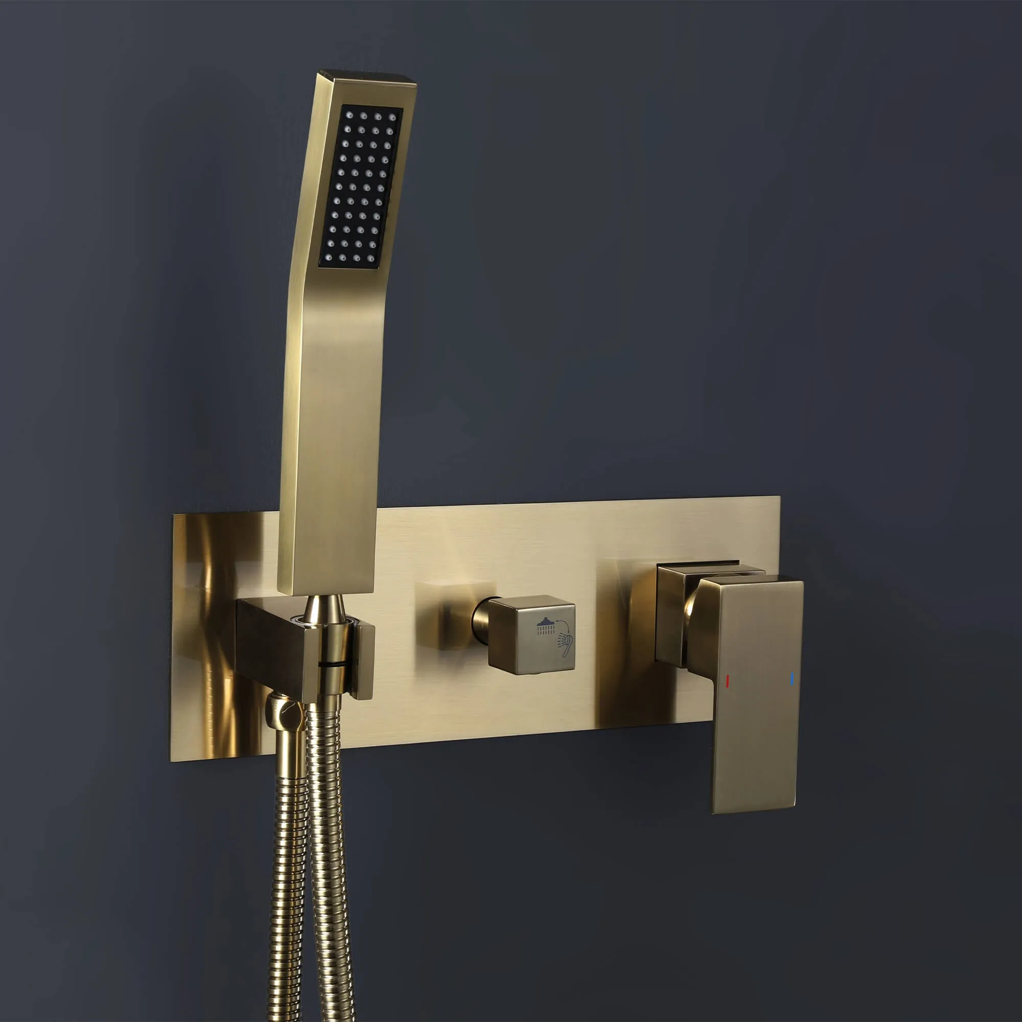 Concealed Complete Wall Mount Shower System with Pressured-Balanced RB1085