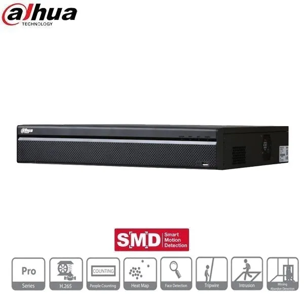 Dahua / 32 Channel / 12MP / Dual NIC NVR / 4 SATA / No HDD / DH-N54B5N