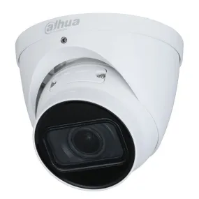 DAHUA 4MP WDR AI IR Starlight Turret Network Camera.2.7-13.5mm Motorized Lens. 2560x1440@25/30fps. Built-in IR LED, Max IR Distance: 40m. 3D DNR, HLC, BLC, IP67, PoE, SD Card.