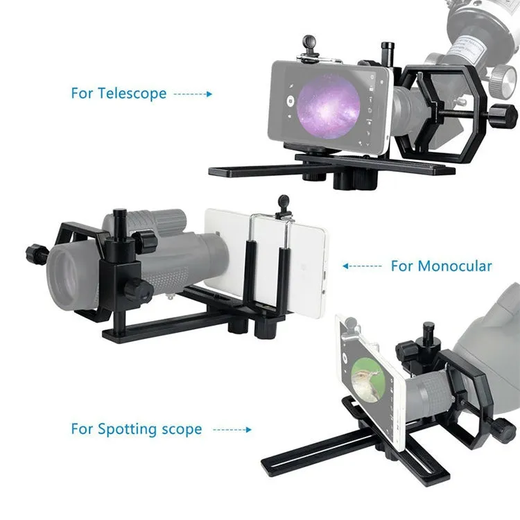 Datyson 5P0010L Telescope Photography Stand, Standard   1 Phone Holder