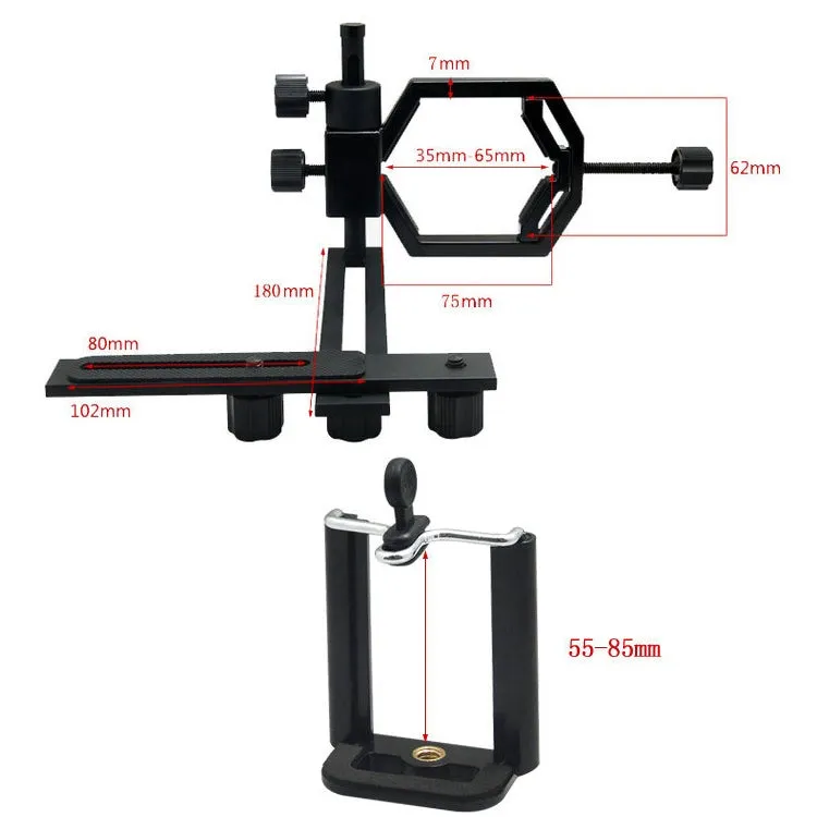 Datyson 5P0010L Telescope Photography Stand, Standard   2 Phone Holder